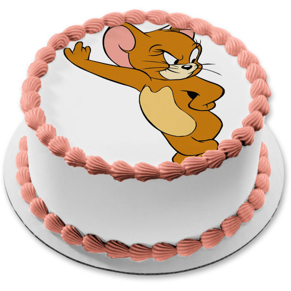 Tom and Jerry Mouse Edible Cake Topper Image ABPID12024