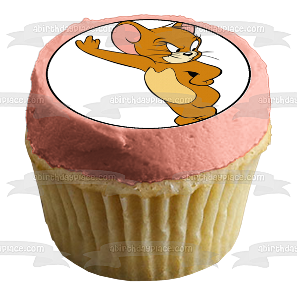 Tom and Jerry Mouse Edible Cake Topper Image ABPID12024