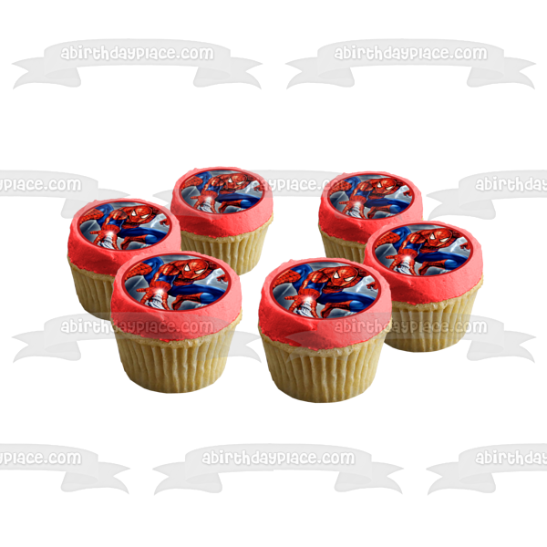 Imagen comestible para decoración de tartas de Marvel Spider-Man Casting Webs ABPID11823 