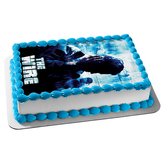 The Wire Marlo Stanfield Blue Background Edible Cake Topper Image ABPID27095