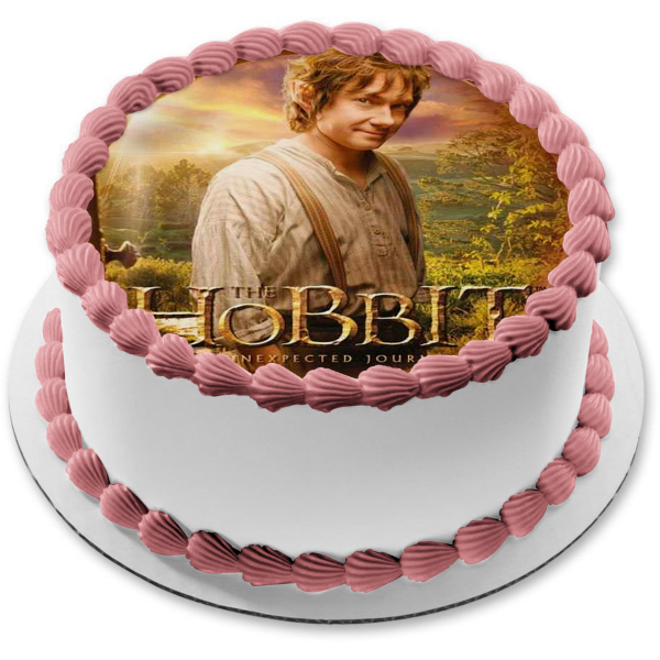 The Hobbit Bilbo Baggins Edible Cake Topper Image ABPID12247