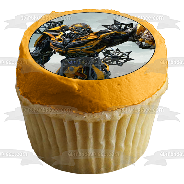 Transformers Bumblebee Edible Cake Topper Image ABPID12620