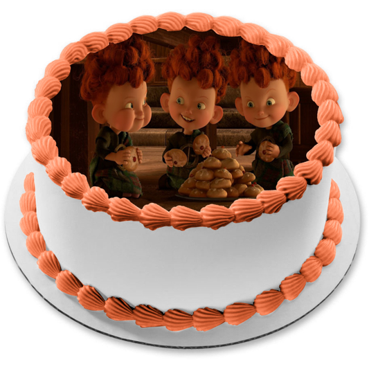 Imagen comestible para tarta de Disney Brave Harris Hubert Hamish ABPID12440 