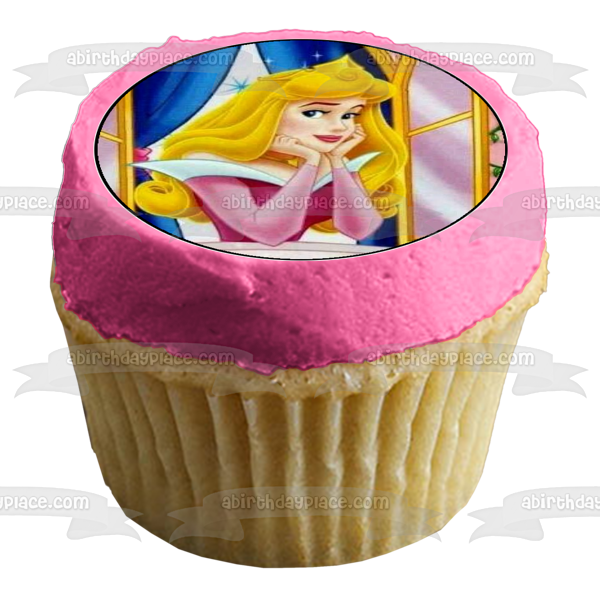 Adorno comestible para tarta de Princesa Aurora de Disney, imagen ABPID12554 