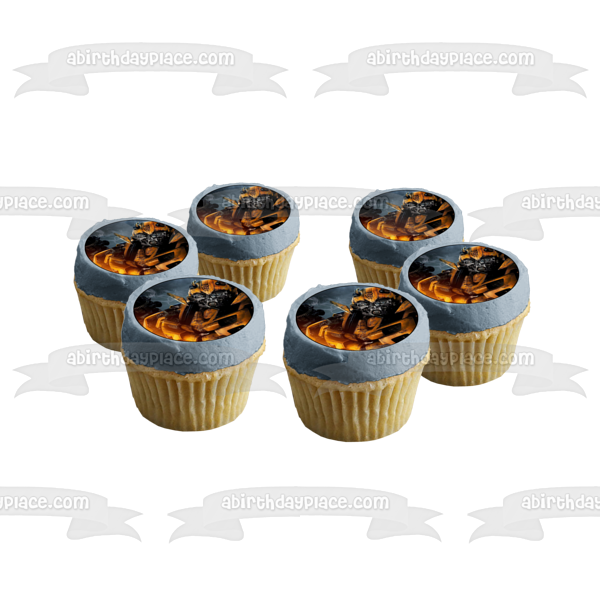 Imagen comestible para decoración de tarta de Transformers Bumblebee ABPID12598 