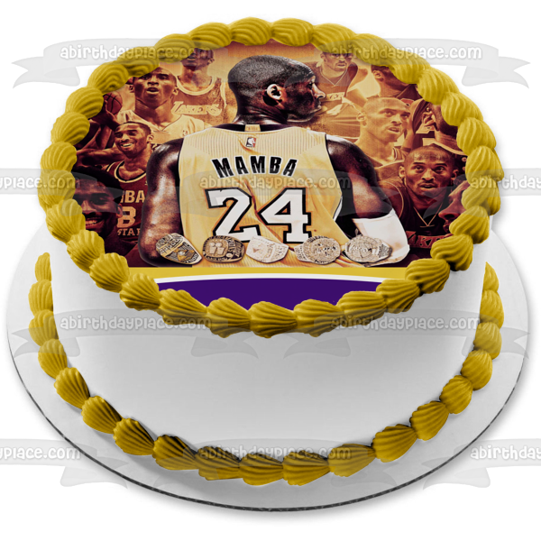 Professional  Basketball Player NBA Edible Cake Topper Image ABPID53662