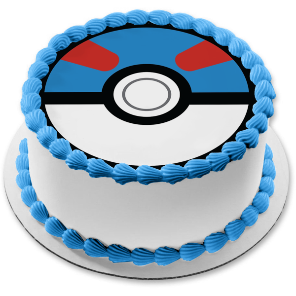 Pokemon Poke Ball Gran Bola Imagen comestible para decoración de tarta ABPID15160 