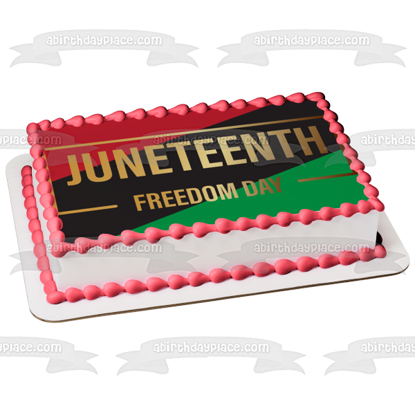 Imagen comestible para decoración de tarta del Día de la Libertad del 16 de junio ABPID54106 