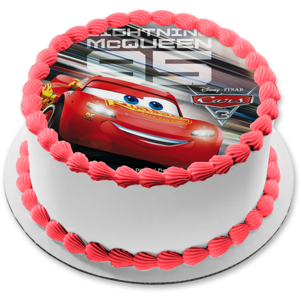 Disney Cars Party Edible Icing Image Round 160mm | Party World