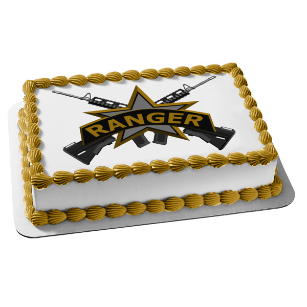 Call of Duty Modern Warfare Ranger Logo Edible Cake Topper Image ABPID27779