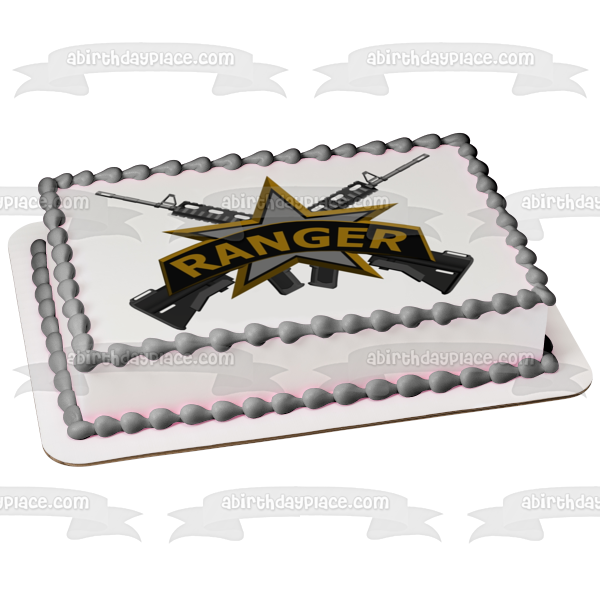 Call of Duty Modern Warfare Ranger Logo Edible Cake Topper Image ABPID27779