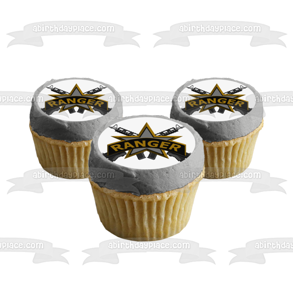 Call of Duty Modern Warfare Ranger Logo Edible Cake Topper Image ABPID27779