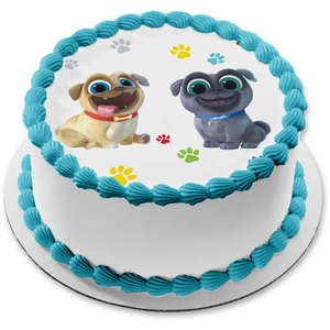 Puppy Dog Pals Puppy Paw Prints Bingo Rolly Edible Cake Topper Image  ABPID00175V1 - Walmart.com