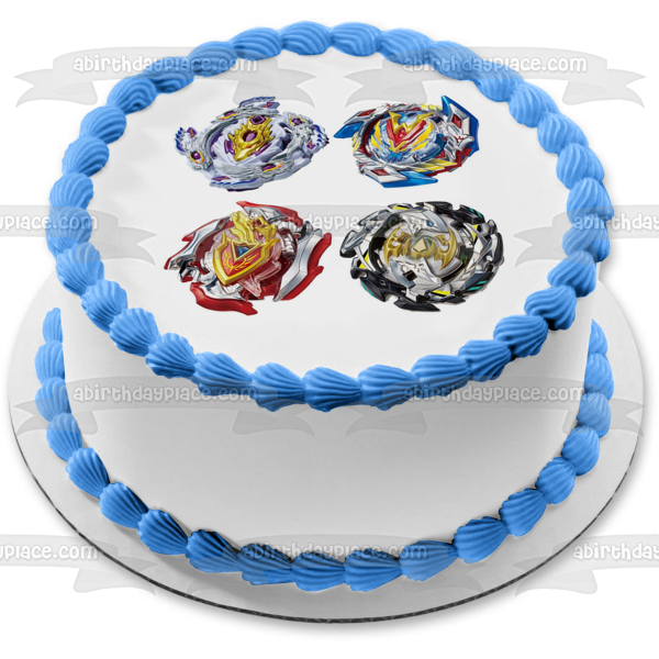 Beyblade Burst Aquiles Takaratomy Takara Tomy Adorno comestible para tarta Imagen ABPID50511 