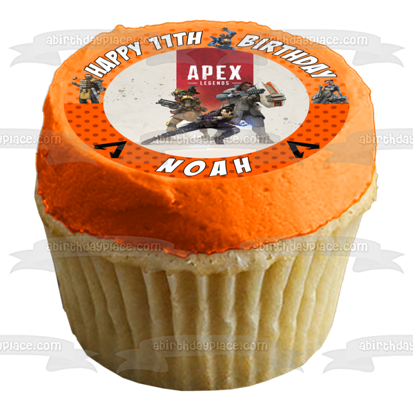 Apex Legends Battle Royale Personalizable Edible Cake Topper Image ABPID50528