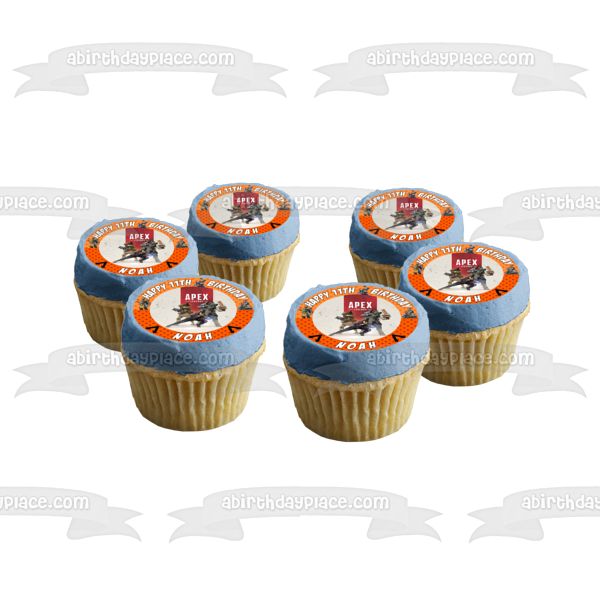 Apex Legends Battle Royale Personalizable Edible Cake Topper Image ABPID50528