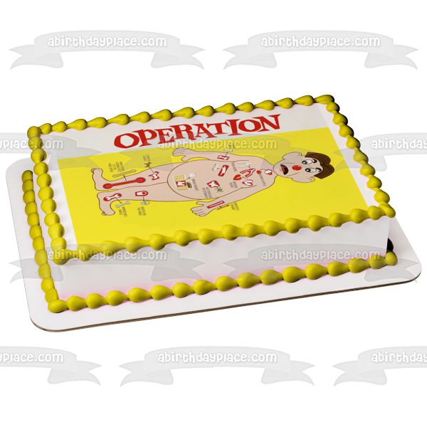 Operación Juego Mattel Edible Cake Topper Imagen ABPID50391 