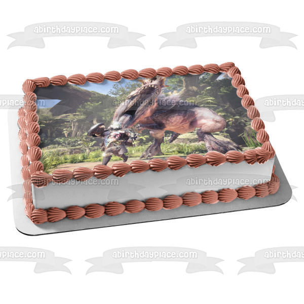 Imagen comestible para tarta de Monster Hunter Strategic Retreat ABPID50729 