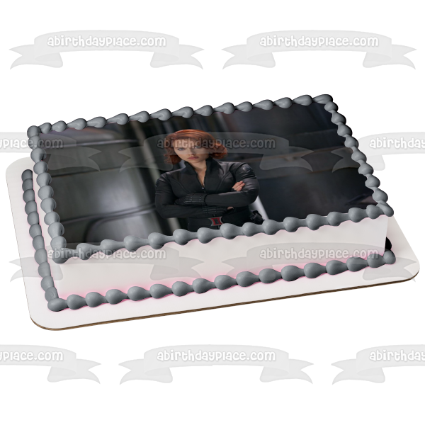 Imagen comestible para tarta de superhéroe de los Vengadores de la Viuda Negra, Natasha Romanoff, ABPID50768 