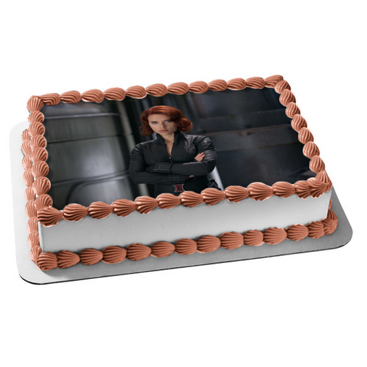 Imagen comestible para tarta de superhéroe de los Vengadores de la Viuda Negra, Natasha Romanoff, ABPID50768 