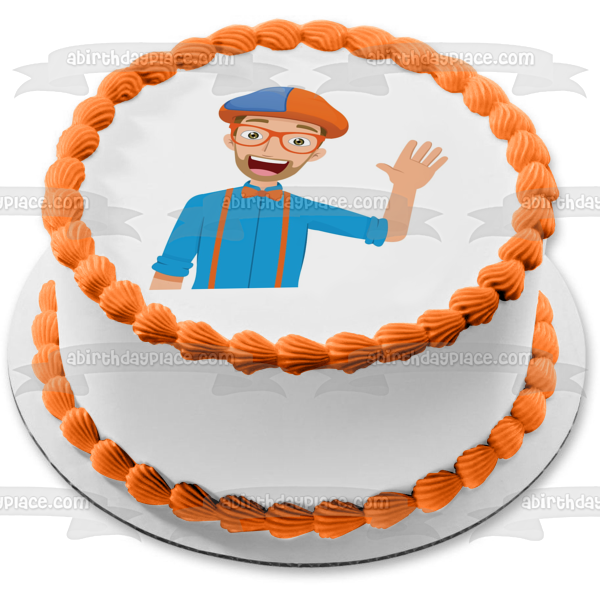 Blippi Youtube Youtuber Bowtie Imagen comestible para decoración de tarta ABPID50825 