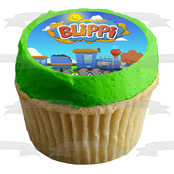 Blippi Youtube Youtuber Tren Imagen comestible para decoración de tarta ABPID50828 