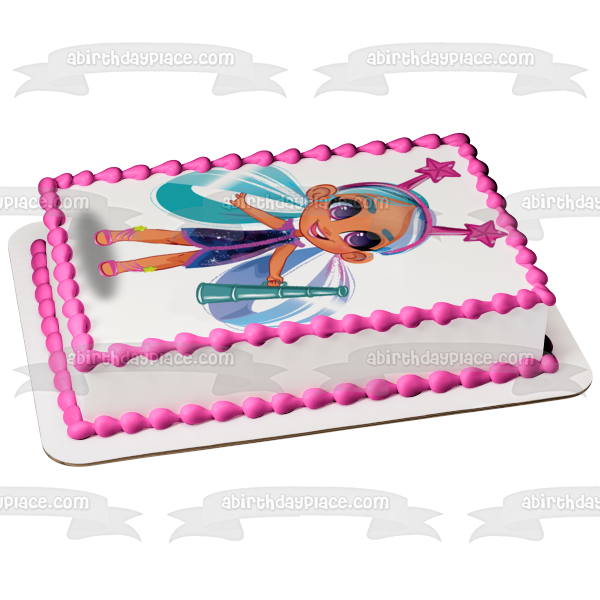 Imagen de decoración comestible para tarta de Hairdorables Neila Space Expert ABPID50908 