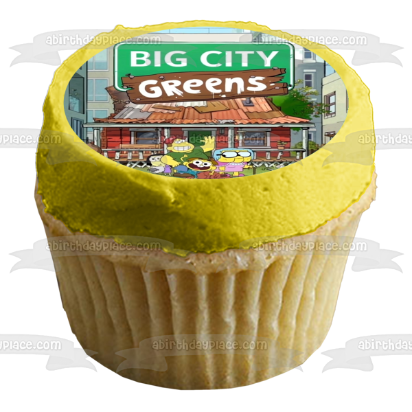 Imagen comestible para tarta de Big City Greens Cricket Tilly Bill Gramma ABPID50930 