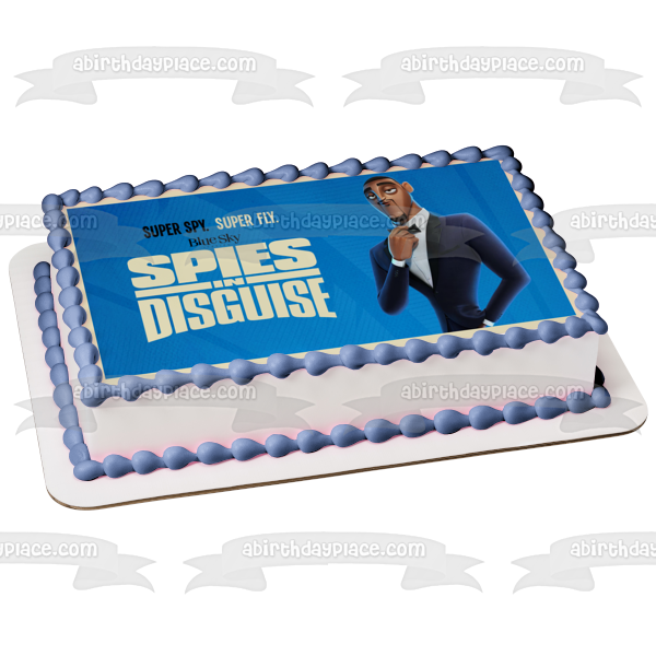 Spies In Disguise Super Spy Super Fly Lance Sterling Edible Cake Topper Image ABPID51105