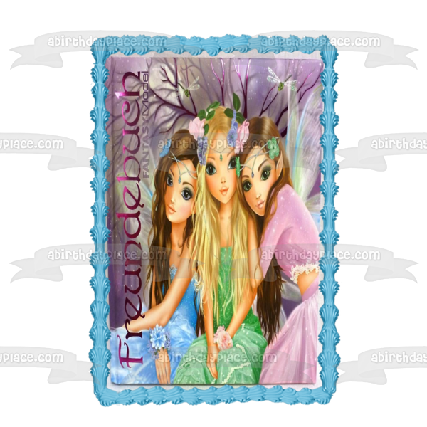 Top Model by Depesche Fantasy Fairies Edible Cake Topper Image ABPID51165