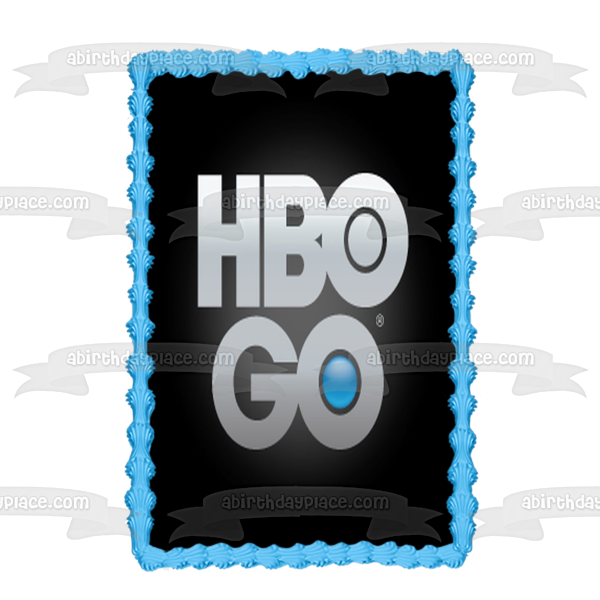 Imagen comestible para decoración de tarta con el logotipo de Hbo Go ABPID51310 