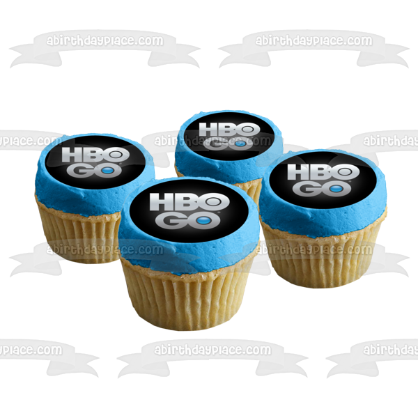 Imagen comestible para decoración de tarta con el logotipo de Hbo Go ABPID51310 