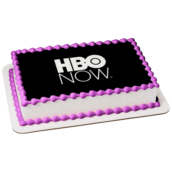 Imagen comestible para decoración de tarta con el logotipo de Hbo Now ABPID51311 