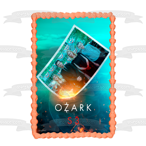 Ozark Season 3 Marty Byrde Wendy Byrde Charlotte Byrde Jonah Byrde Edible Cake Topper Image ABPID51188