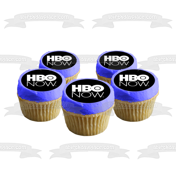 Imagen comestible para decoración de tarta con el logotipo de Hbo Now ABPID51311 