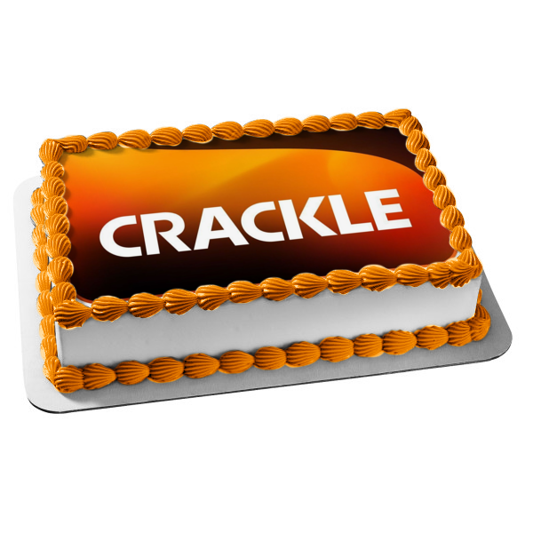 Imagen comestible para decoración de tarta con logotipo de Crackle ABPID51313 