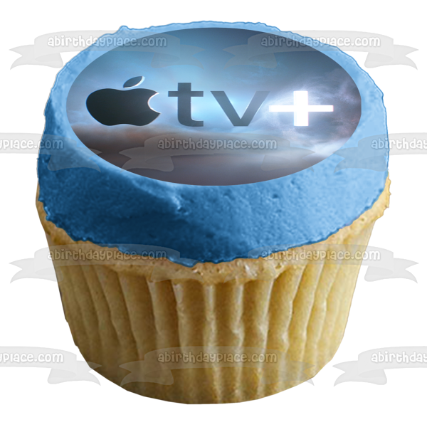 Imagen comestible para decoración de tarta con el logotipo de Apple TV+ ABPID51316 