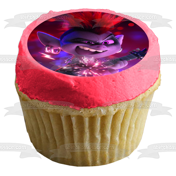 Imagen comestible para tarta con diseño de Trolls World Tour Queen Barb ABPID51321 