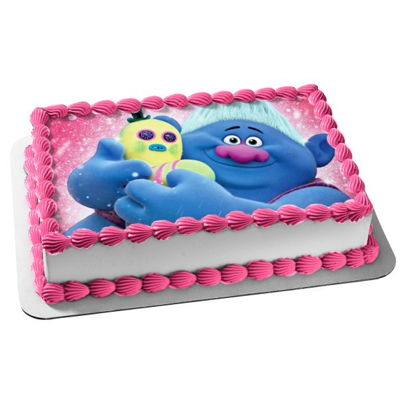 Trolls World Tour Biggie Edible Cake Topper Image ABPID51325