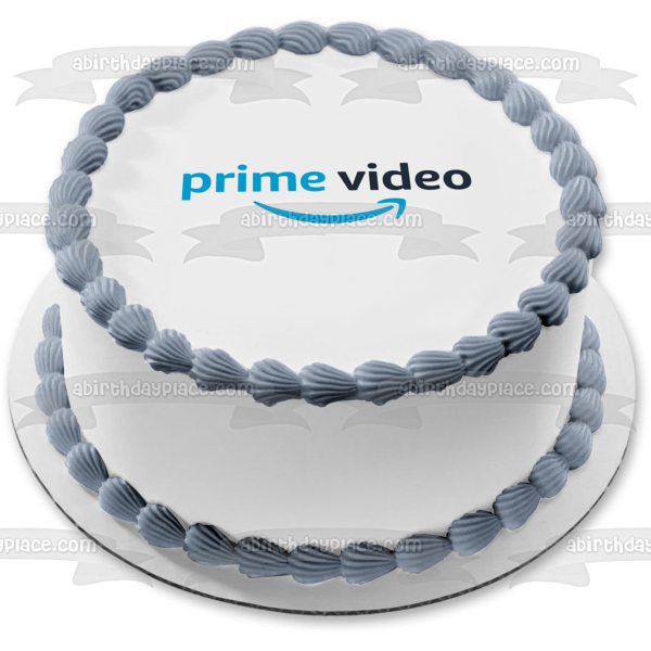 Imagen comestible para decoración de tarta con logotipo de Amazon Prime Video ABPID51329 