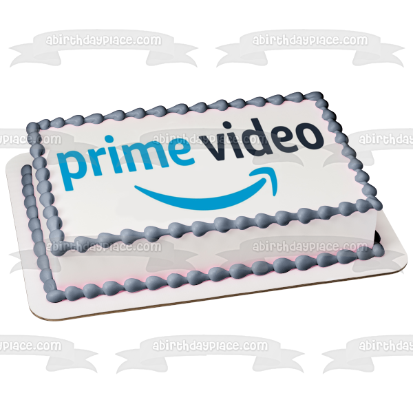 Imagen comestible para decoración de tarta con logotipo de Amazon Prime Video ABPID51329 