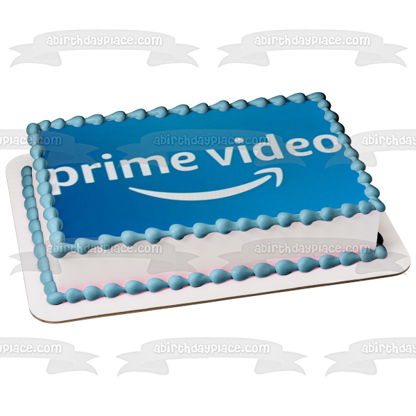 Imagen comestible para decoración de tarta con logotipo de Amazon Prime Video ABPID51335 