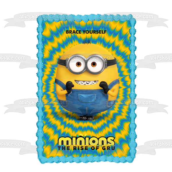 Minions: El ascenso de Gru, Mi villano favorito Otto, decoración comestible para tarta, imagen ABPID51396 