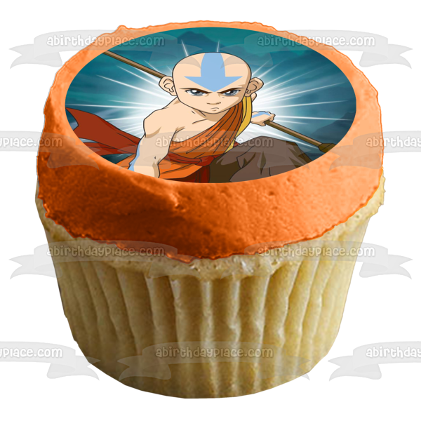 Aang Edible Cake Topper Image ABPID51423