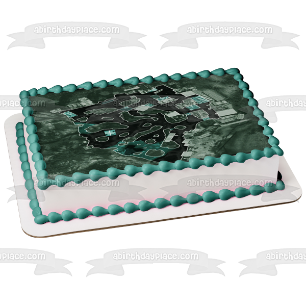 Imagen decorativa para tarta comestible con mapa de Call of Duty Modern Warfare 3 ABPID51278 