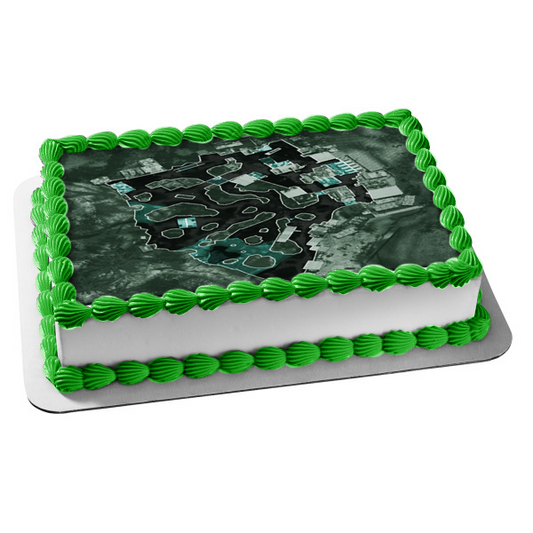 Imagen decorativa para tarta comestible con mapa de Call of Duty Modern Warfare 3 ABPID51278 