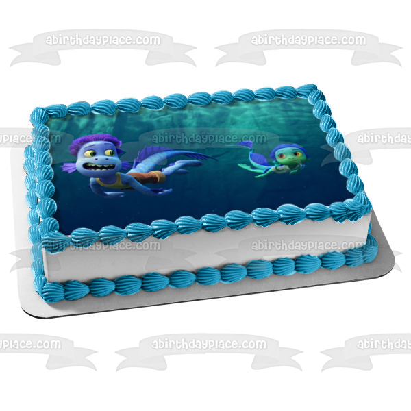 Luca Disney Pixar Daniela Paguro Edible Cake Topper Image ABPID54114