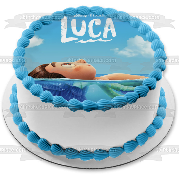 Imagen comestible para decoración de tarta de Luca Disney Pixar ABPID54121 