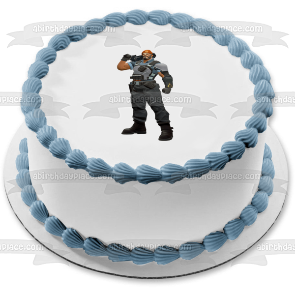 Valorant Brimstone Edible Cake Topper Image ABPID51715