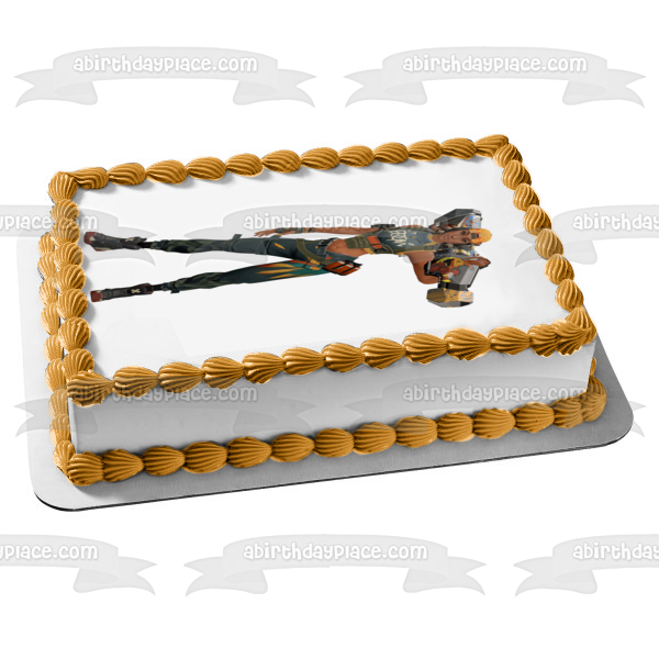 Imagen comestible para decoración de tarta con personaje de Valorant Raze ABPID51720 